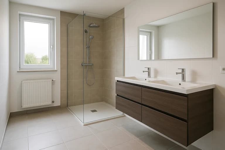 Création d'une salle de bain complète (Maison – Yutz)